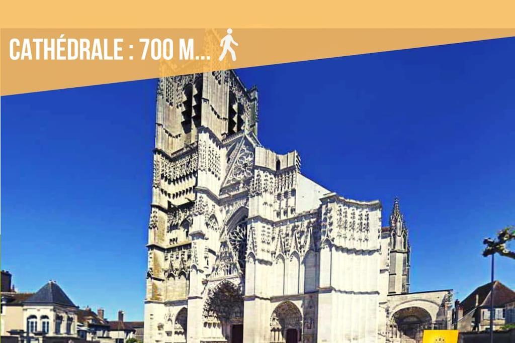 La Belle Vie - Appartement Cosy Au Centre-Ville Auxerre Zewnętrze zdjęcie